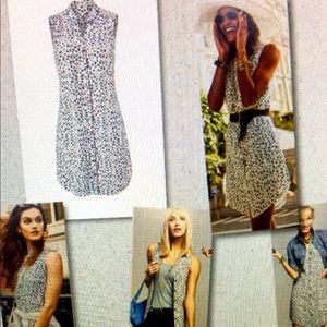 NWOT CAbi Camilla Sleeveless Shirt Dress